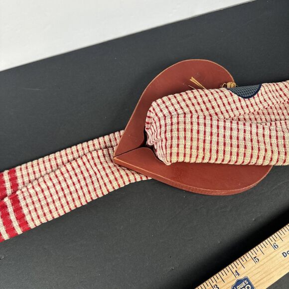 Country Cabin Cottage Core Towel Hangers With Towels Hearts & Watermelon Design - Picture 10 of 16